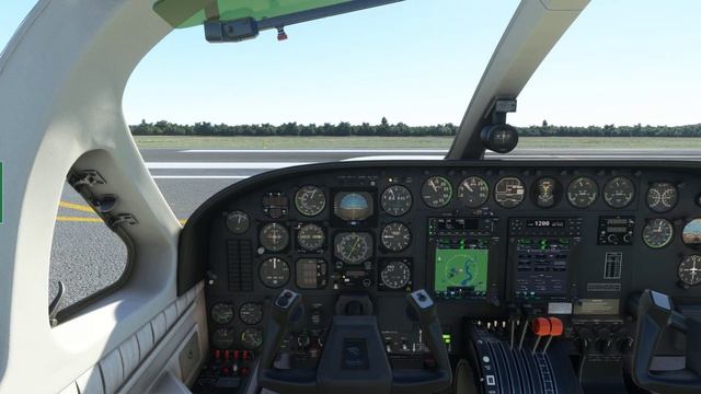 Flysimware Cessna 414AW Start Up And A Short VFR Flight