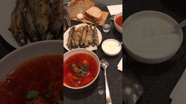 Самый вкусный замечательный ужин борщ?