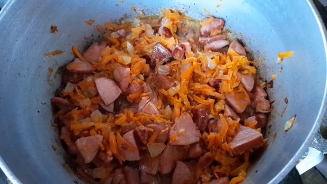 Просто вкусная , тушёная капуста с картошкой! смотреть онлайн