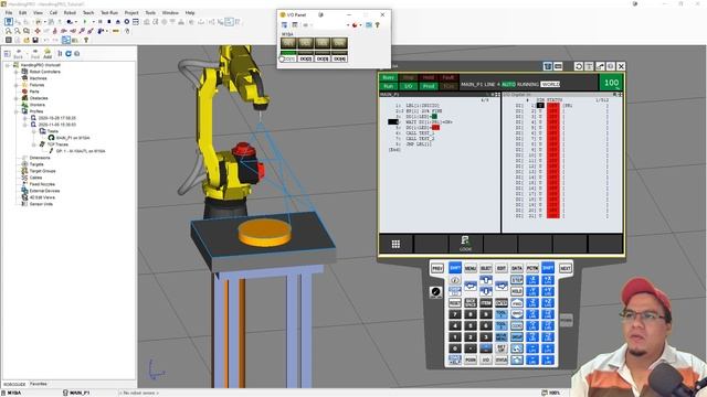 Tutorial de Fanuc Roboguide 4. Entradas y salidas del robot смотреть онлайн