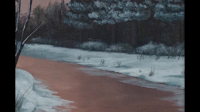 Картина «Зимний вечер» - Картины Тут (Творческая мастерская) смотреть онлайн