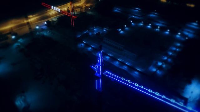 Световое оформление, реклама на башенных кранах. Московская область. г. Раменское смотреть онлайн