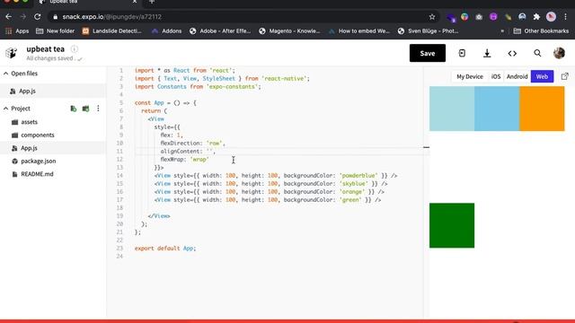 React Native Tutorial: Flex Wrap & Align Content #11 | STIKOM Yos Sudarso Purwokerto смотреть онлайн