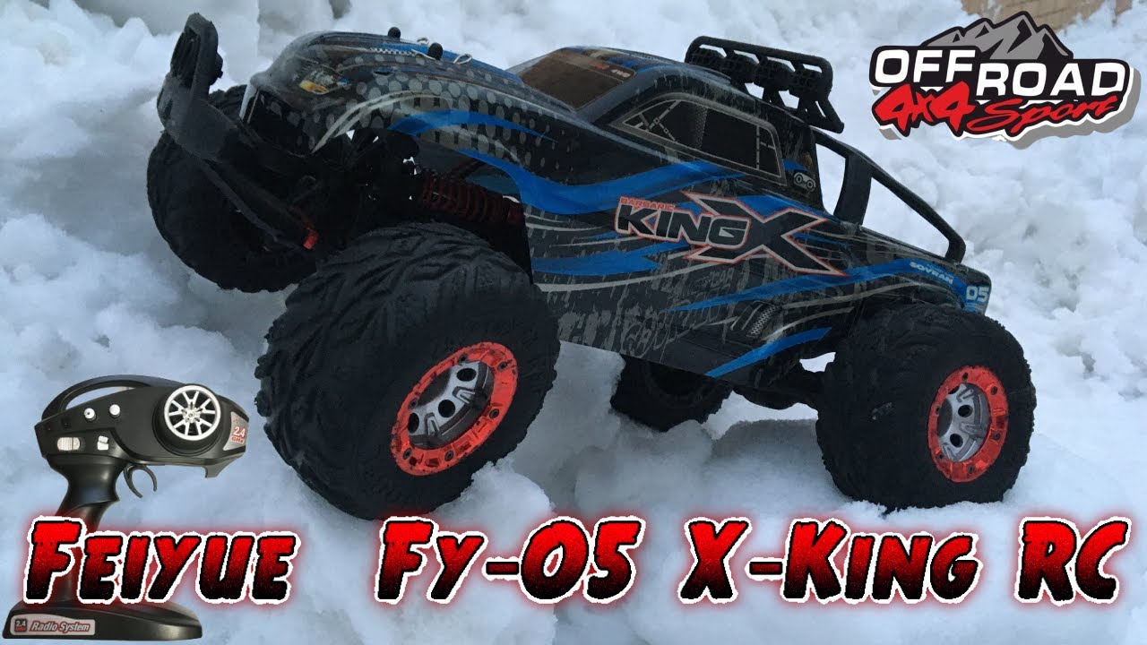 Машинка Feiyue Fy-05 X-King RC 4X4 _ Покатушки по снегу смотреть онлайн