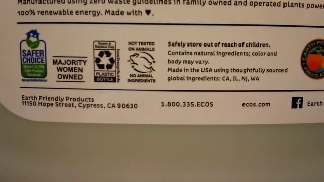 Ecos Free & Clear Laundry Detergent Product Review