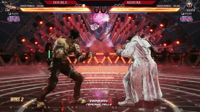 Tekken 8 ▰ DOUBLE (Rank #1 Law) Vs KEISUKE (Rank #1 Kazuya) ▰ Ranked Matches смотреть онлайн