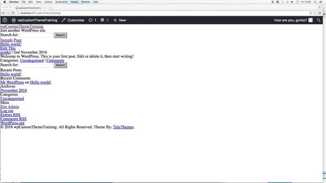 WordPress Tutorial. Theme Development: Intro And Installing The Blankslate Boilerplate смотреть онлайн