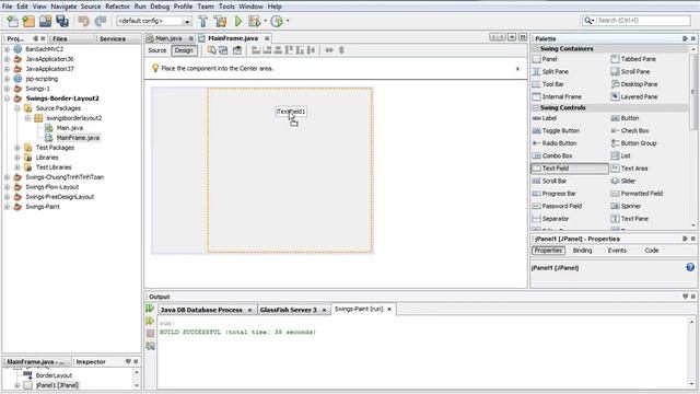 03 Swing Border Layout смотреть онлайн