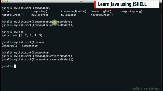 Learn Java using JSHELL | REPL | Tamil смотреть онлайн