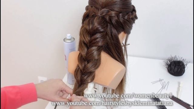 Easy Hairstyle For Long Hair. Braided Hairstyle.