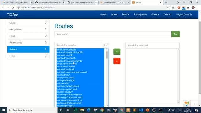 15 - Otorisasi User/Role Base Access Control (RBAC) - Yii2 Framework смотреть онлайн