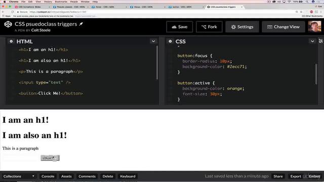 Active Pseudo Class CSS: Tutorial for beginners and intermediates | CSS Animation Tutorial 2021 смотреть онлайн