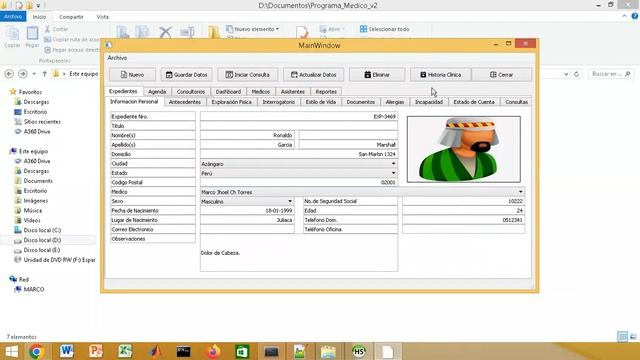 Software Médico1.2 | Historiales Clínicos PDF | Python | PyQt смотреть онлайн