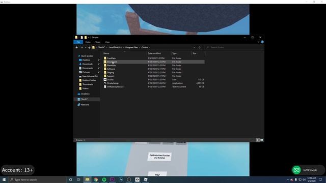 Record your screen without black bars on Roblox VR (Oculus ONLY) смотреть онлайн