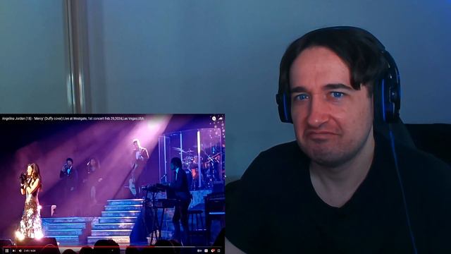 Angelina Jordan (18) - 'Mercy' (Duffy cover) LIVE at Las Vegas Debut (REACTION!!) смотреть онлайн