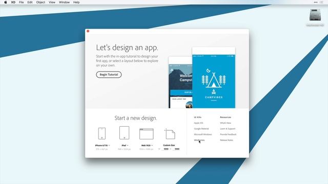Adobe XD Tutorial 1 Learning the Start Screen смотреть онлайн