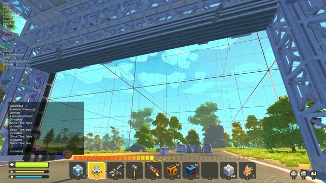 Scrap Mechanic -Survival - Fant Mod, Tiles, turrets and Blast Door смотреть онлайн
