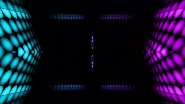 Dance Party Flashing Lights Neon Disco Background смотреть онлайн