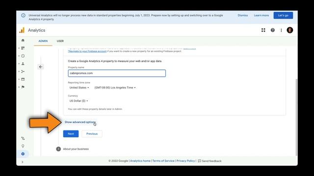 Lesson 2: Create Universal Analytics and GA4 Properties смотреть онлайн