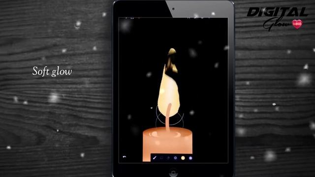 How to draw candle in infinite painter| Candle flame drawing| Realistic candle drawing смотреть онлайн