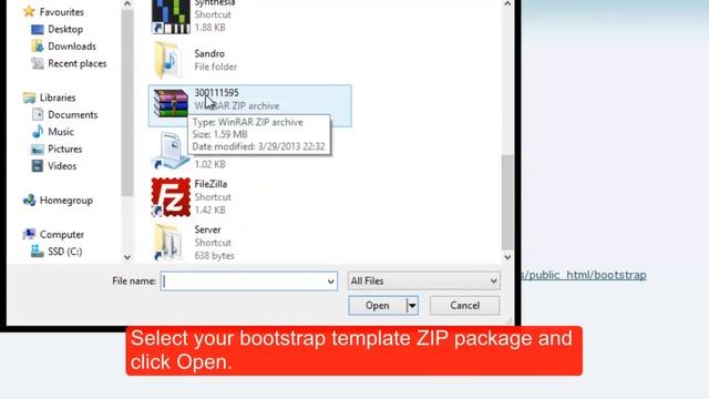 how to upload your bootstrap template to your hosting смотреть онлайн