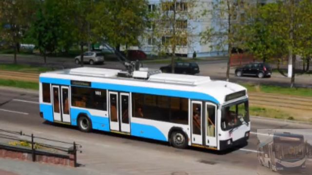 Тогда и сейчас. Троллейбус БКМ 32102 № 161 в Витебске смотреть онлайн