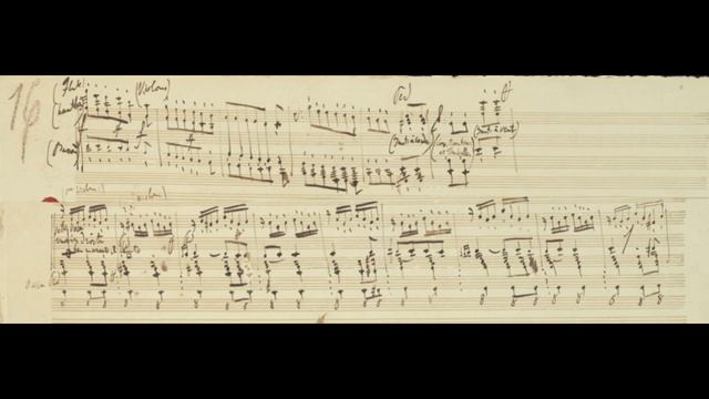 Beethoven/Liszt Symphony 7 (1837 Version Autograph Manuscript)