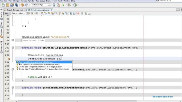 Java - How To Create Login Form With MySQL Database [with source code] Part 2 смотреть онлайн