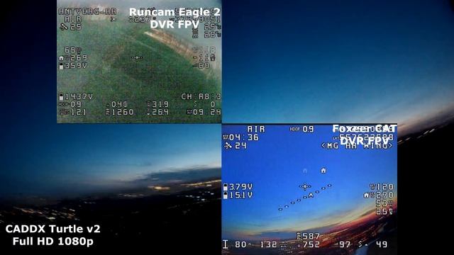 Сравнение Foxeer CAT и Runcam Eagle 2 in flight! Night flight. Ночной полёт смотреть онлайн