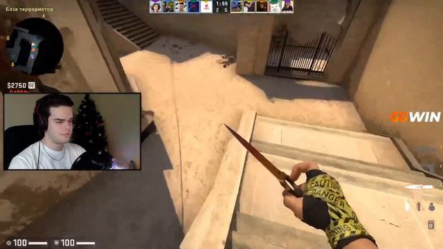 Открываю кейс - выпадает нож - закрываешь стрим. Согласен? (CSGO) смотреть онлайн