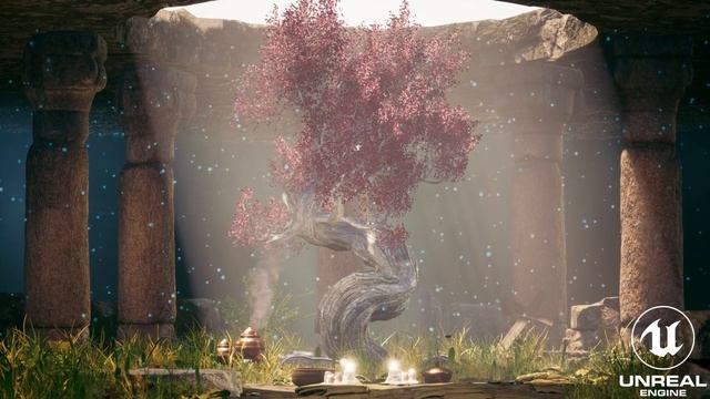 Fantasy Tree| Unreal Engine 4.26 | Environment Art | Real time смотреть онлайн