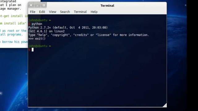 Python 00 Installing IDLE on Linux смотреть онлайн