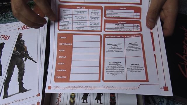 Распаковка Cyberpunk Red: настольной игры (русская версия) смотреть онлайн