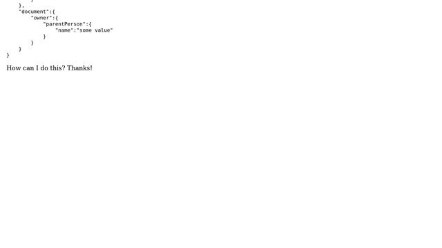 How can I dynamically create JSON from many dot-separated strings (for example project.owner.name)? смотреть онлайн