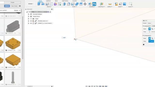 PLTW IED - Problem 2.4.1 - Troubleshoot an Assembly - Constraining Trammel Toy Corner Guide Blocks смотреть онлайн