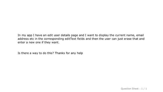Android : Android - default value in editText смотреть онлайн