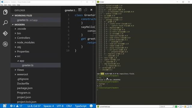 Building a web app using ASP.NET Core 1.0, Aurelia, TypeScript, Webpack in VS Code – Part 2 смотреть онлайн