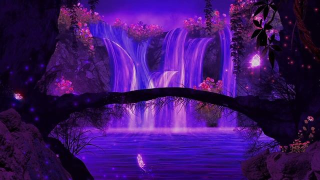 Сон антистресс 17.Magical Waterfalls ? Bedtime Sleep Music 1 Hour, Meditation смотреть онлайн