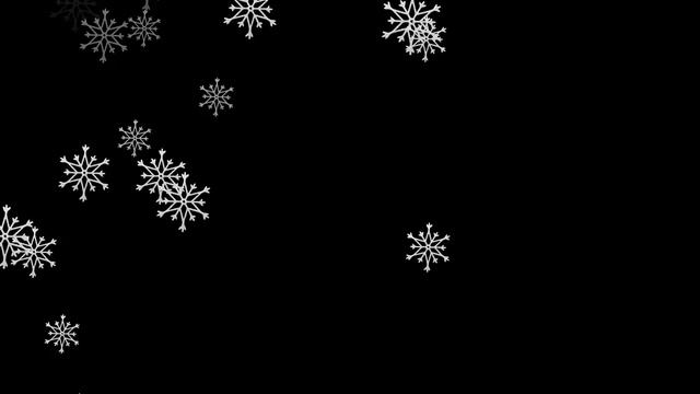 Фон для видеомонтажа Let it snow HD смотреть онлайн