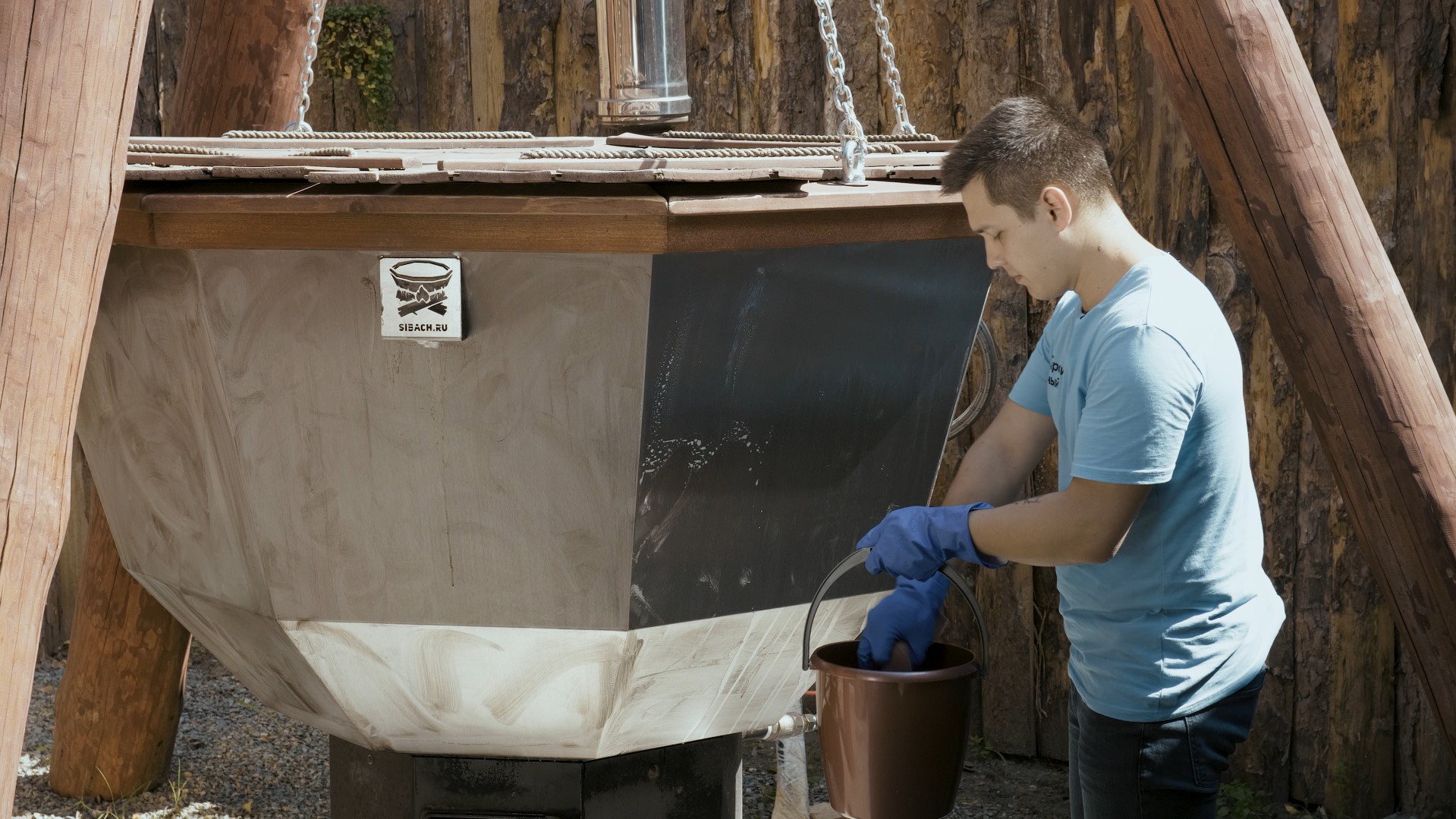 Как чистить банный чан? смотреть онлайн