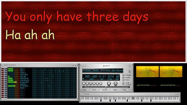 Dream Theater - Three Days [2016] - Rppmf/Video Kar (VanBasco Player + COOLSOFT VirtualMIDISynth) смотреть онлайн
