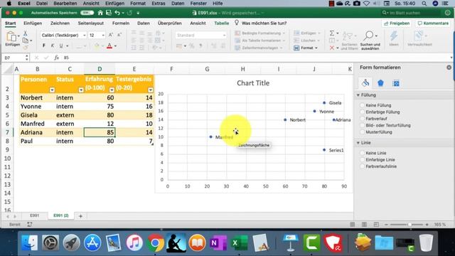 Individuelle Diagrammbeschriftung bei Excel für den Mac - Wert aus Zellen fehlt смотреть онлайн