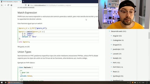 Lo nuevo de PHP 8 ? ¿Novedades REVOLUCIONARIAS o cambios irrelevantes que HUNDIRÁN a PHP en 2023? ? смотреть онлайн