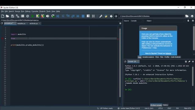 Misión TIC 2022 - UTP - Python Capítulo 5 - Ciclo 1 - Módulos y Carpetas смотреть онлайн