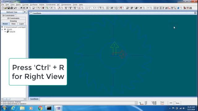 How to Create a Saw Blade in CollabCAD смотреть онлайн