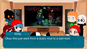 fnf react to Mario's Madness