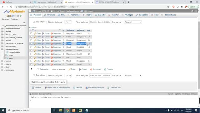 Course Python In Arabic | Python and MySQL | 8 delete from table with Python смотреть онлайн