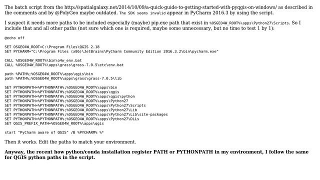 GIS: Fixing "The SDK seems invalid" error when setting up PyCharm and PyQGIS? (3 Solutions!!) смотреть онлайн
