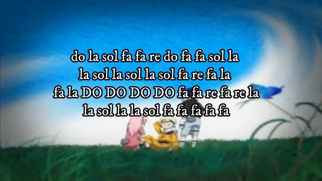 Naruto Ending 1 - Wind: Notas Flauta смотреть онлайн