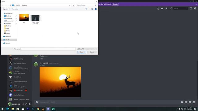 How To Send Photo Or Video On Discord Friends |send Photo On Discord|send Video On Discord|F HOQUE|